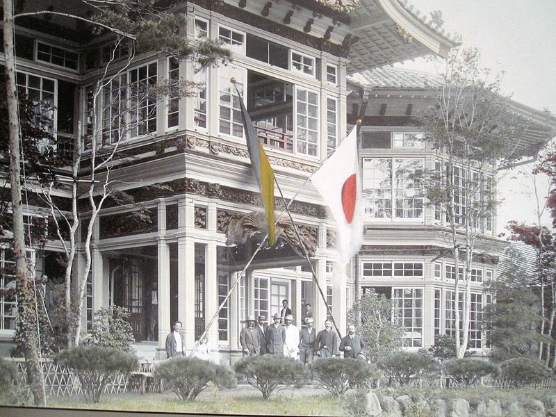 富士屋ホテル　オーストリア皇太子一行。1893年