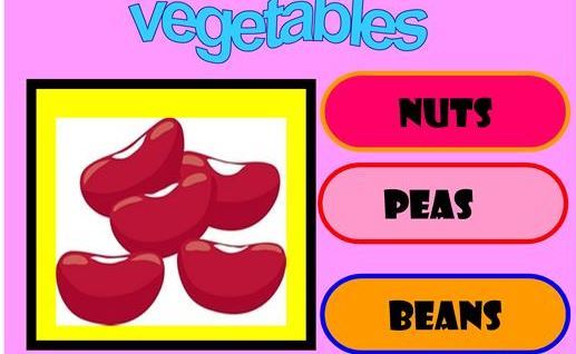 野菜の名前英単語選択式テスト教材vegetables ppt4