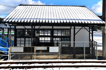 雪の日の永尾駅(2)