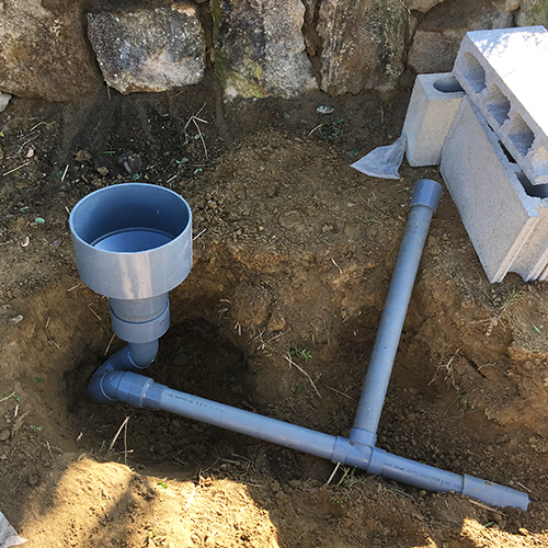 【DIY】畑に物置とトイレを作る！　～整地・配管～⑫