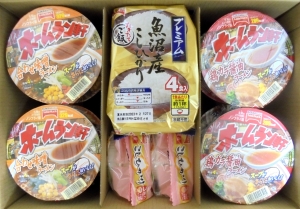 JT株主優待2021年ご飯カップ麺セット箱