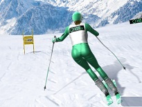 スキーのスラロームゲーム【GP Ski Slalom】