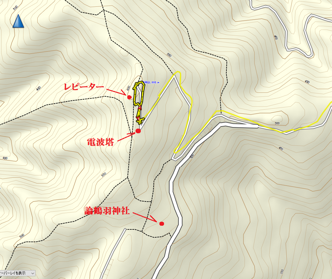 2020論鶴羽山/地図