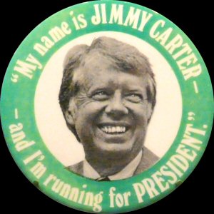 4ba Jimmy Carter campaine badge