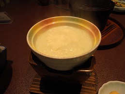 ブログ７温泉湯豆腐
