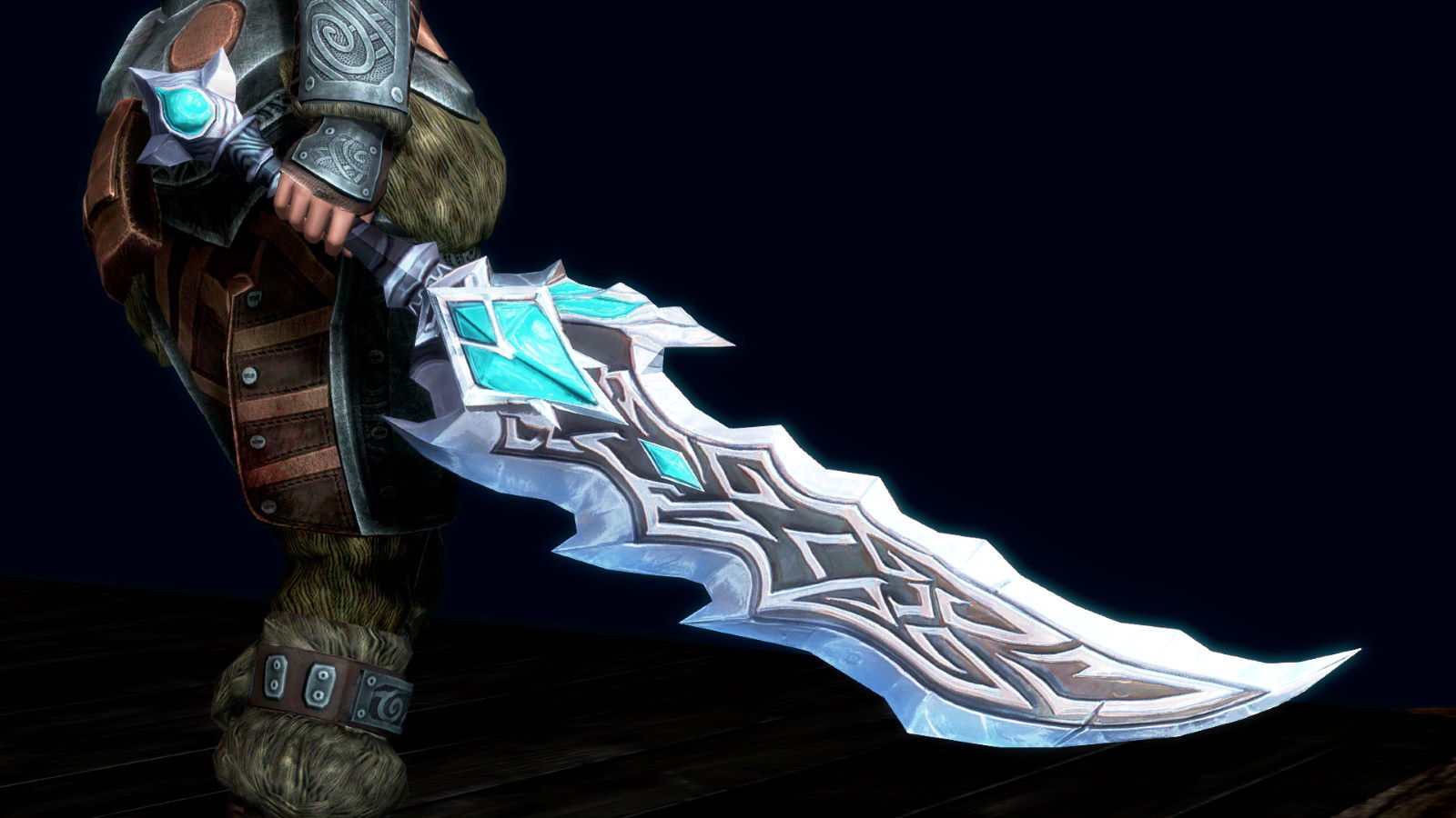 Skyrim Se Le Mod紹介 Tryndamere S Sword By Lime1light League Of Legends Skyrimめもちょう
