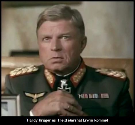 Hardy Krüger as Field Marshal Erwin Rommel